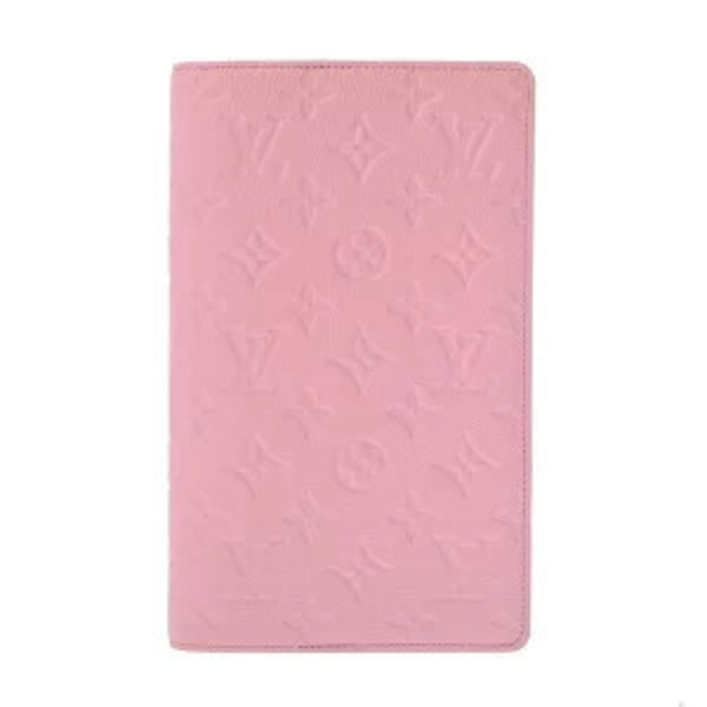 Louis Vuitton Monogram Notebook Cover Emilie Pink Canvas Accessories